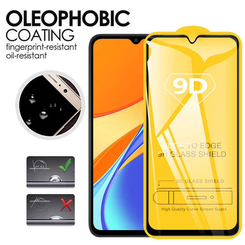 9D Tempered Glass Xiaomi Redmi 9T 9 9A 9C K30 8 7 8A 7A Note 10 10s 9 9S Pro Max Poco F3 M3 X3 GT Pro NFC