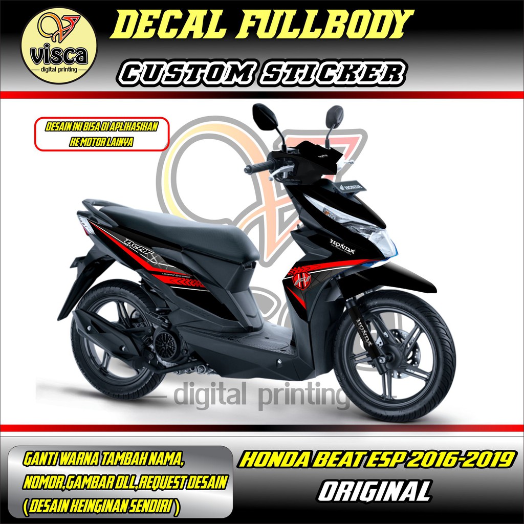 decal beat esp decal beat street dekal beat street dekal beat esp HITAM ORIGINAL