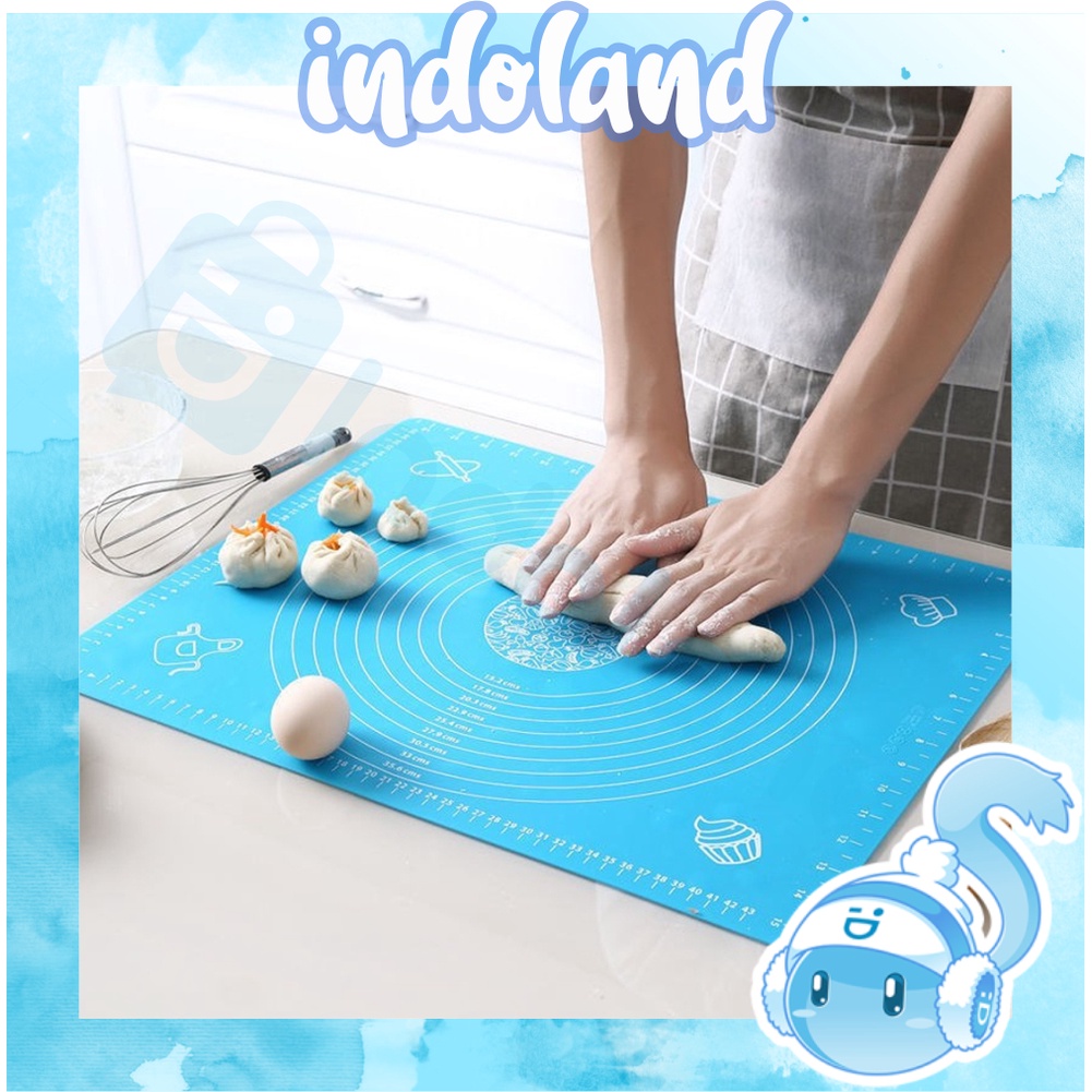 ☀INDOLAND☀  Alas Adonan Kue Baking Bahan Silikon Food Grade Dan Anti Lengket 50x40cm R756