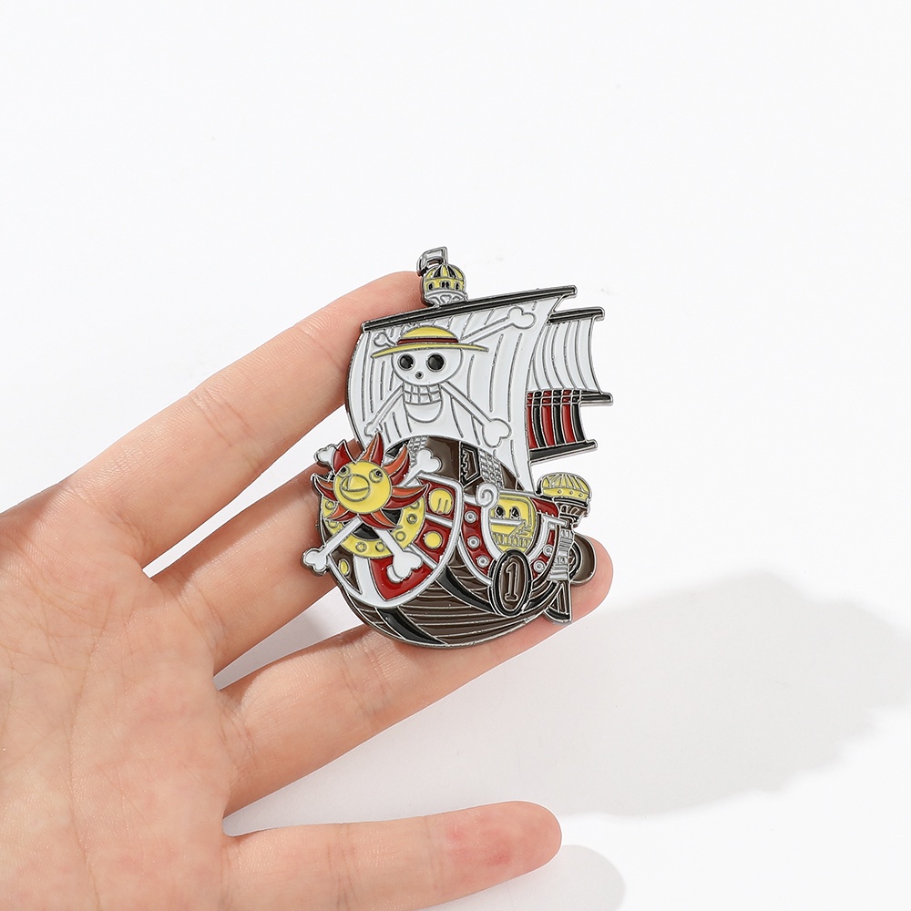 Bros Pin Enamel Desain Anime One Piece Millions of Sunshine Untuk Hadiah Teman