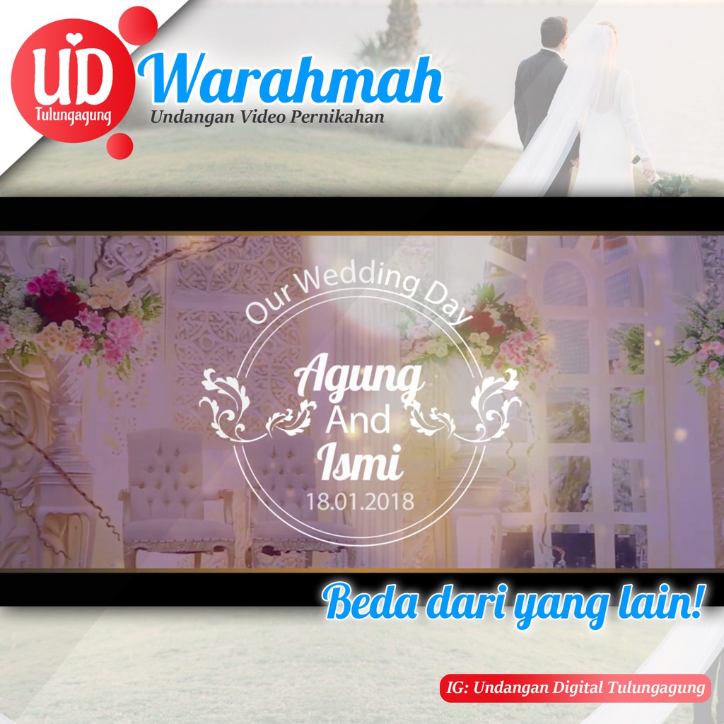 Undangan Warahmah Projek 11 Undangan Video Pernikahan Elegan