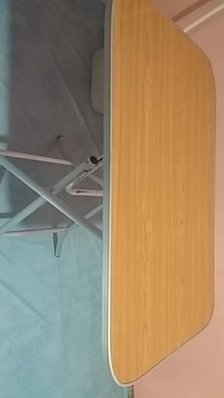 Meja Lipat Kayu + Kaki Besi (promo Harga)