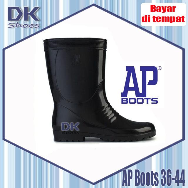 AP BOOTS 36-44 / Sepatu Karet Proyek Kerja / Sepatu Bangunan / Sepatu Berkebun