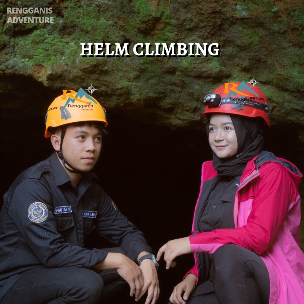 HELM GUB D8 SAFETY CLIMB SURVIVAL HELMET PANJAT TEBING CLIMBING CAVING