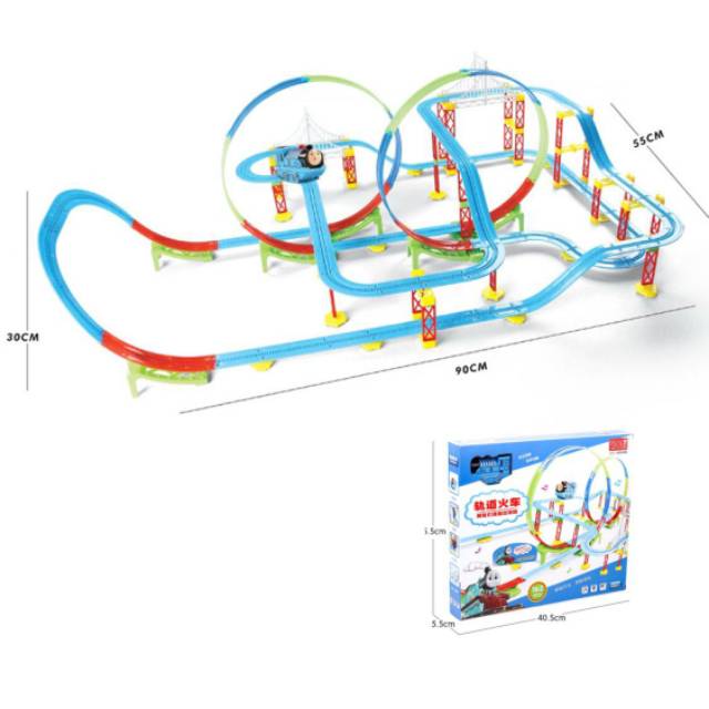 Tma / Mainan Anak Rail Kereta Api Bisa Muter 360 Derajat