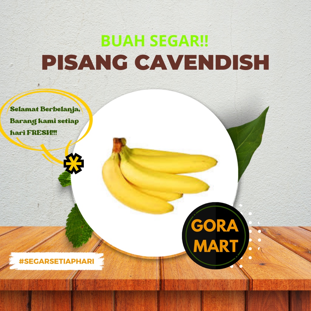 

PISANG CAVENDISH | CAVENDISH SEGAR | BUAH PISANG MURAH