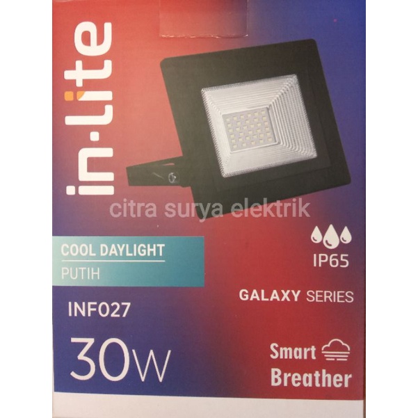 Lampu sorot Inlite 30watt INF027