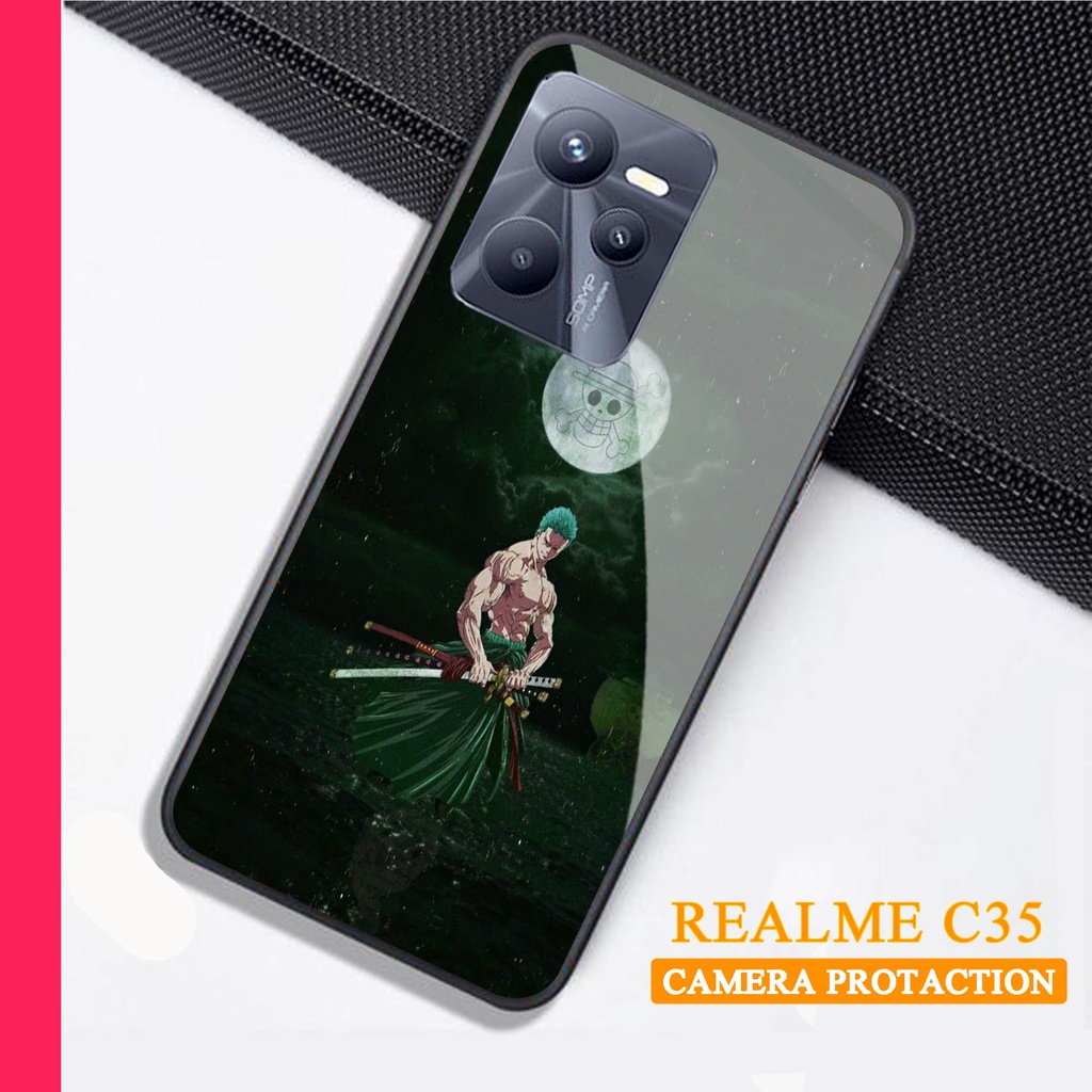 Softcase Glass Kaca REALME C35 - Case Handphone REALME C35 [T73]