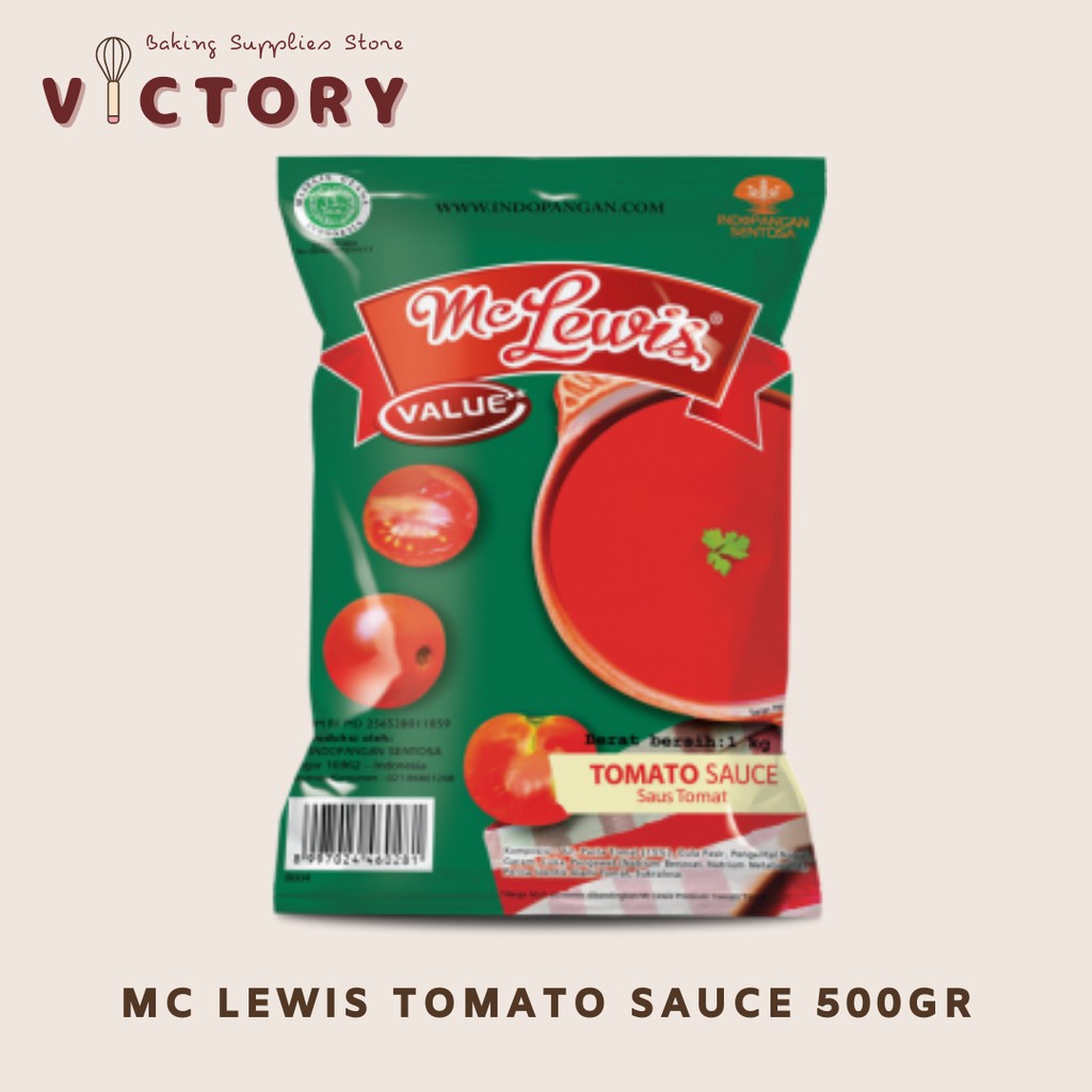 

[500gr] Mc Lewis Tomato Sauce - Saus Tomat