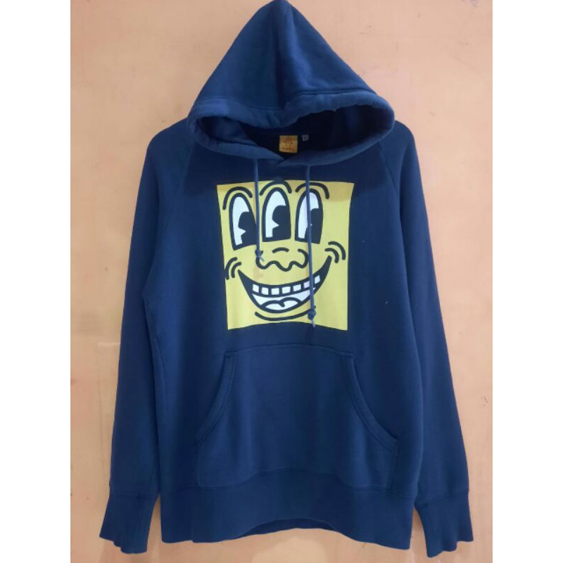Hoodie Uniqlo Keith Haring - Navy