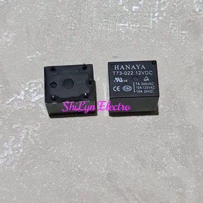 RELAY 10A 12V 5P 5 PIN HANAYA