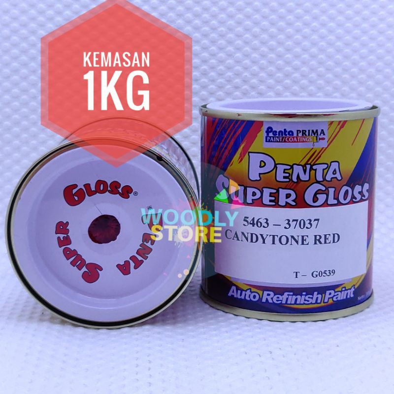 PENTA SUPER GLOSS CANDYTONE RED CANDY RED CAT BODY CAT DUCO 1kg