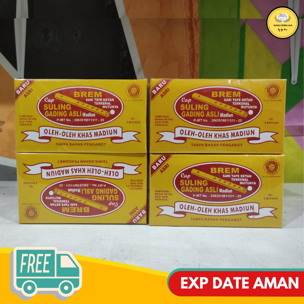 

BREM MADIUN CAP SULING 4 BATANG 100gr