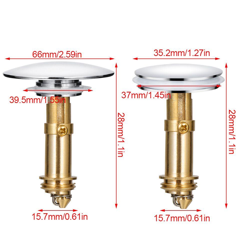 Populer Wastafel Cuci Bounce Drain Filter Aksesori Kamar Mandi Bahan Berkualitas Tinggi Tahan Ledak Plug Saluran Wastafel