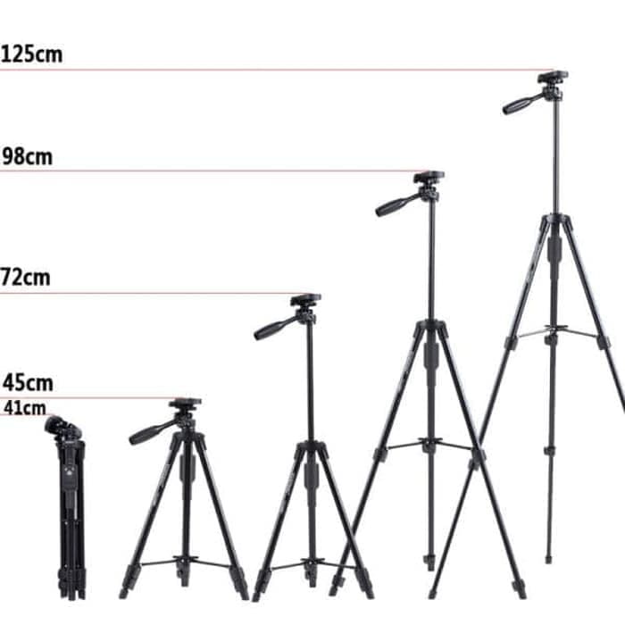 Tripod BLUETOOTH Yunteng VCT-5208 1,25Cm / 1 Meter Standing Hp Camera