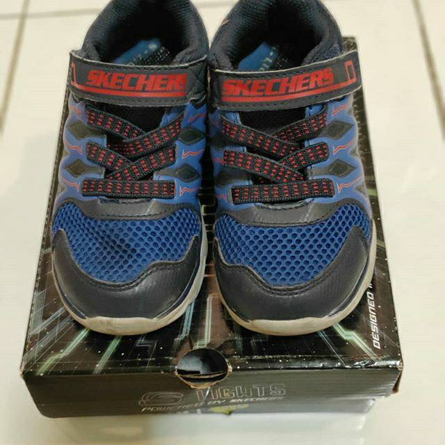 Sepatu lampu merk Skechers kids (NEGO)