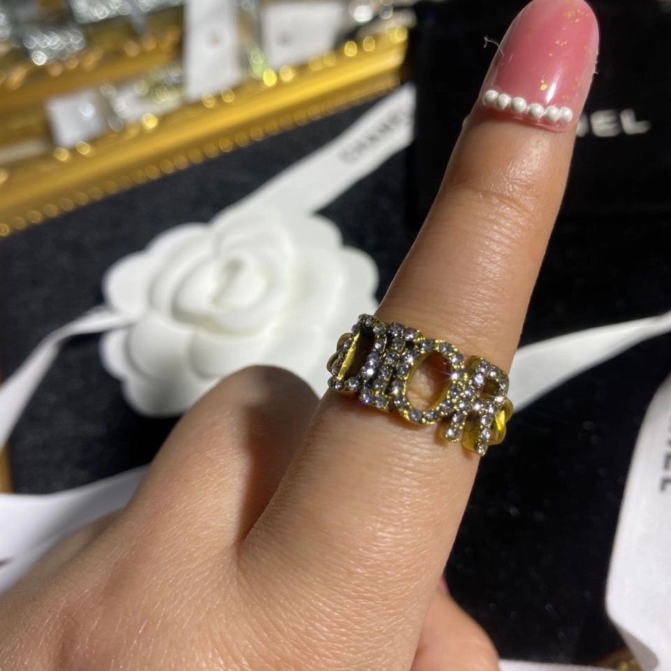 Cincin Model Terbuka Dapat Disesuaikan Gaya Retro Untuk Wanita