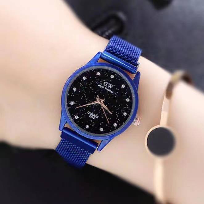 [COD] New Jam Tangan Wanita Terbaru Rantai Pasir Magnet Display Quartz Import