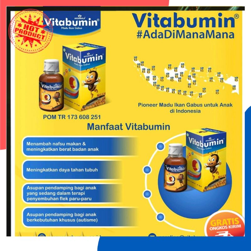 vitabumin 130 multivitamin penambah nafsu makan