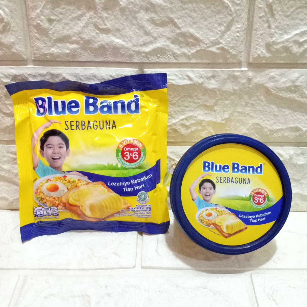 Blue Band Blueband Serbaguna Cake &amp; Cookie 200gr 250gr Margarin Krim Mentega Butter 200 250 gr g gram Bumbu Dapur Olesan Roti Kue