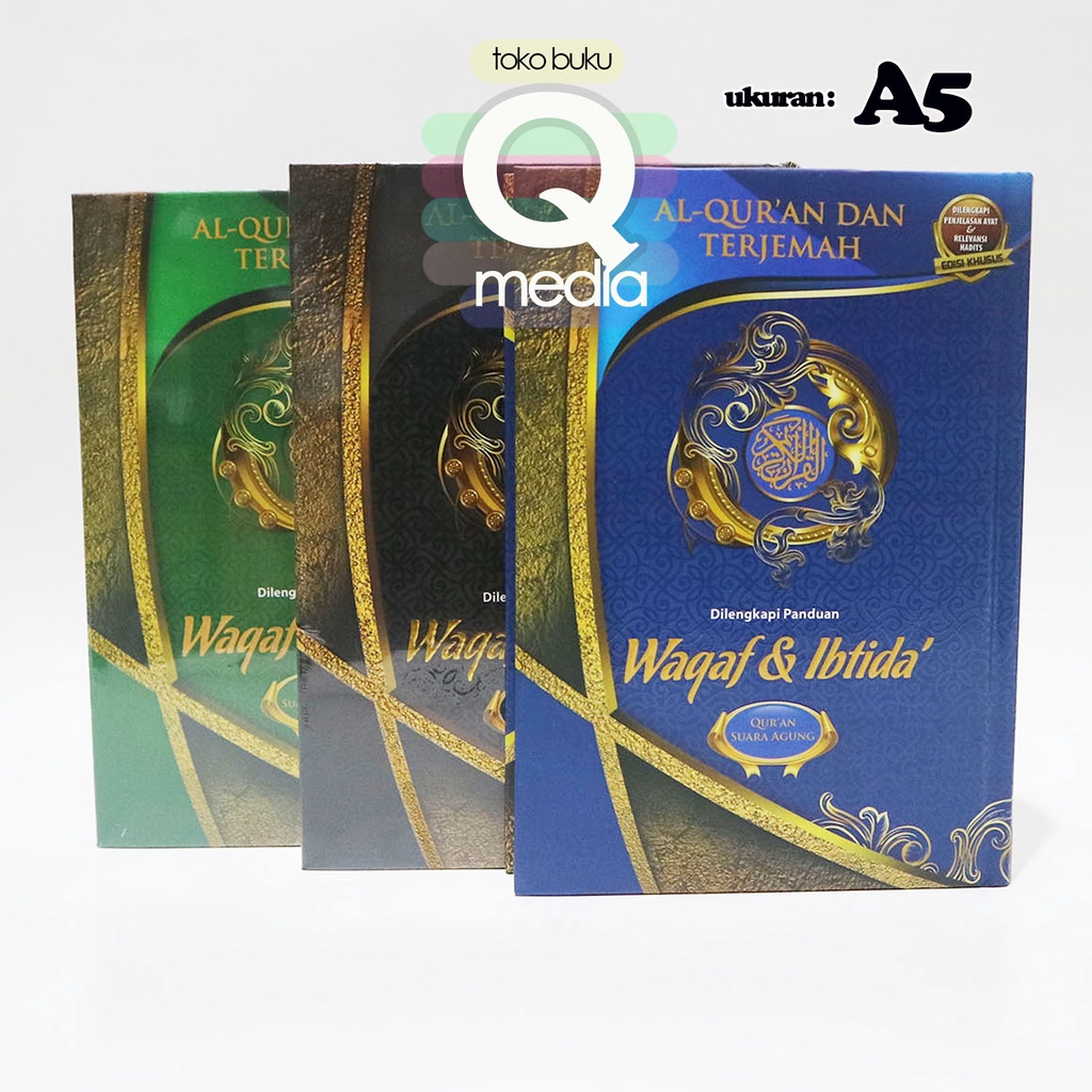 A5 Al Quran Dan Terjemah Waqaf Dan Ibtida Ukuran A5 SEDANG | SUARA AGUNG | Al Quran Waqaf Ibtida Ter