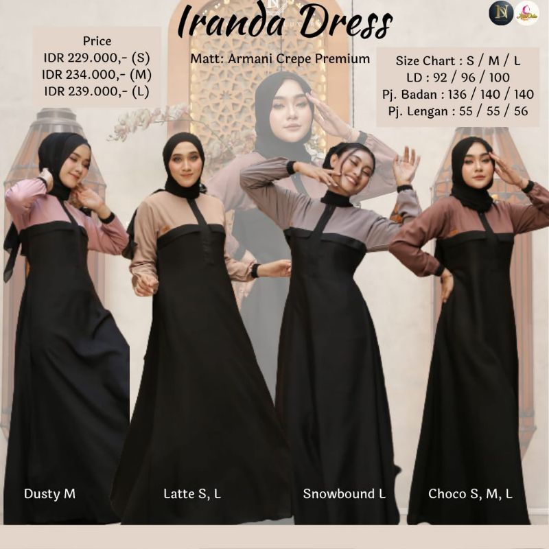 Iranda Dress - Nadheera Luxury