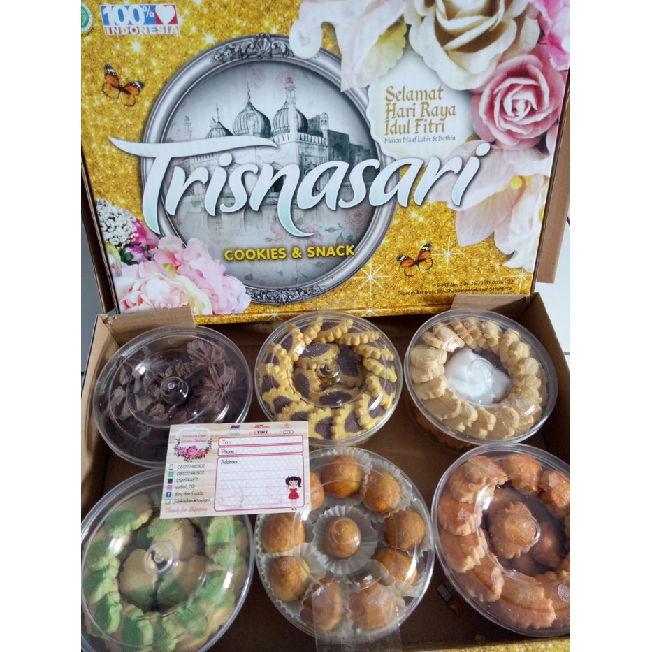 

PALING DICARI !! Kue Lebaran Trisnasari isi 6 khusus GOJEK