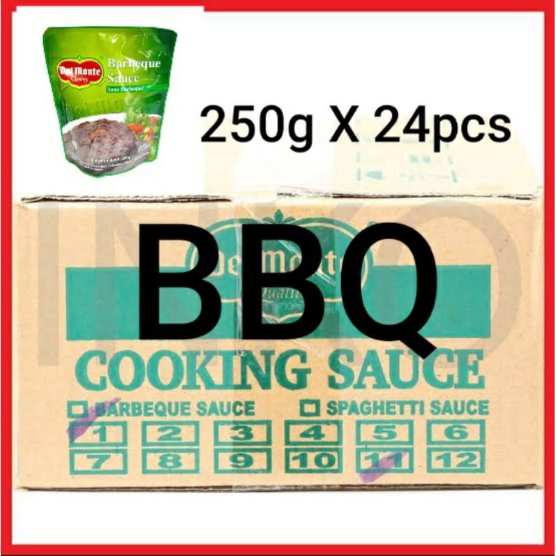 

Delmonte Saus Barbeque / bbq 250gr dus ( 24 bks )