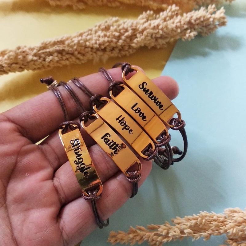 Gelang Kuningan Best Seller / Gelang Kuningan Motivasi