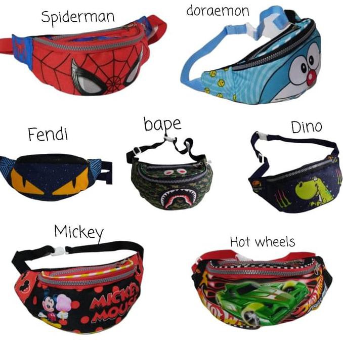 tas pinggang bape tas selempang anak sling bag premium