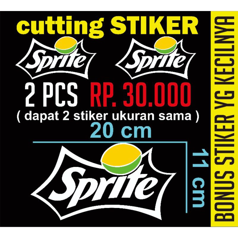 

cutting stiker logo sprite