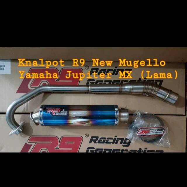 KNALPOT R9 JUPITER MX LAMA R9 NEW MUGELO ORI 1000%   *