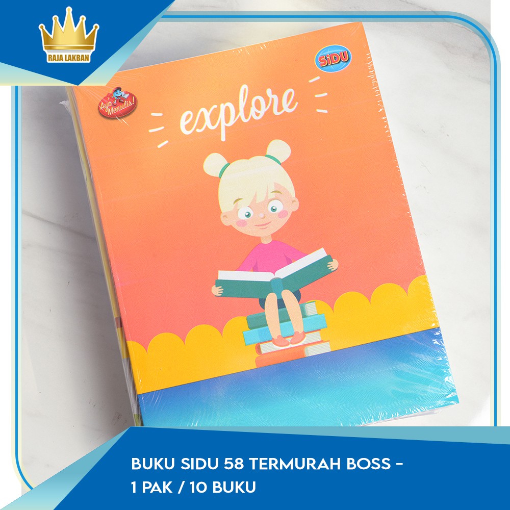 

Buku Sidu 58 Termurah Boss - 1 Pak / 10 Buku