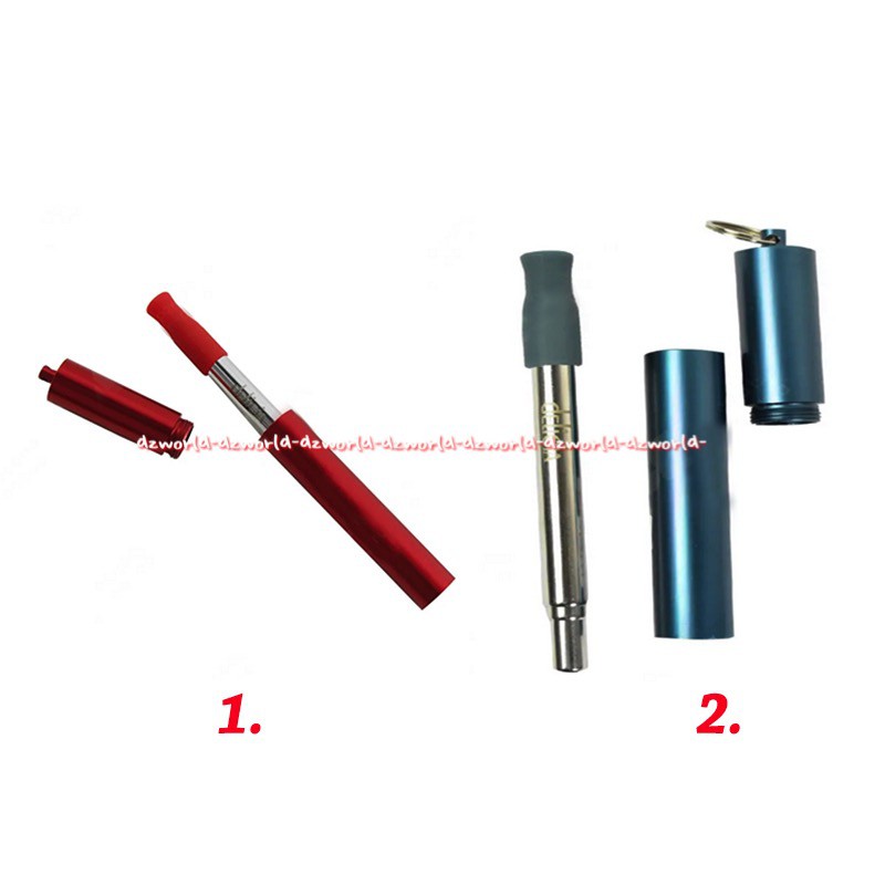 Delicia Straw Portable Sedotan Dengan Sikat Model Pulpen Bolpen Lipat Travel Travelling Deliccia Straws