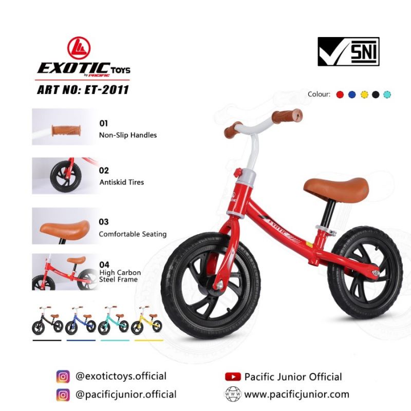 Sepeda Keseimbangan Push Bike Balance Bike Exotic 2011 ET 2011 ET2011