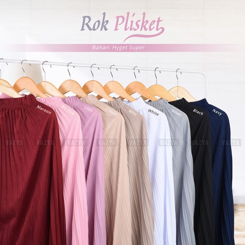 Rok Plisket Ukuran Standar Rok Plisket Dewasa Jumbo Rok Plisket Premium Rok Plisket Panjang Wanita R