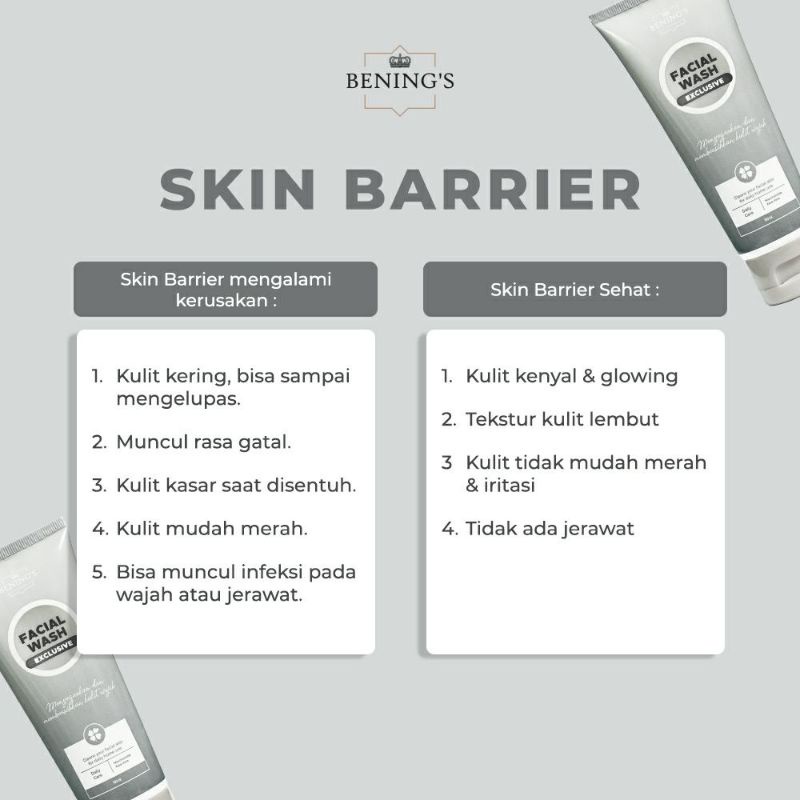 Facial Wash Exclusive Benings Skincare by Dr Oky (Benings Clinic) Aloe Barbadensis Leaf