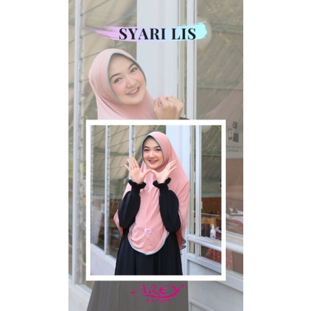 Hijab Instan Khimar Bergo Syari Jumbo Selly List Ori Arey