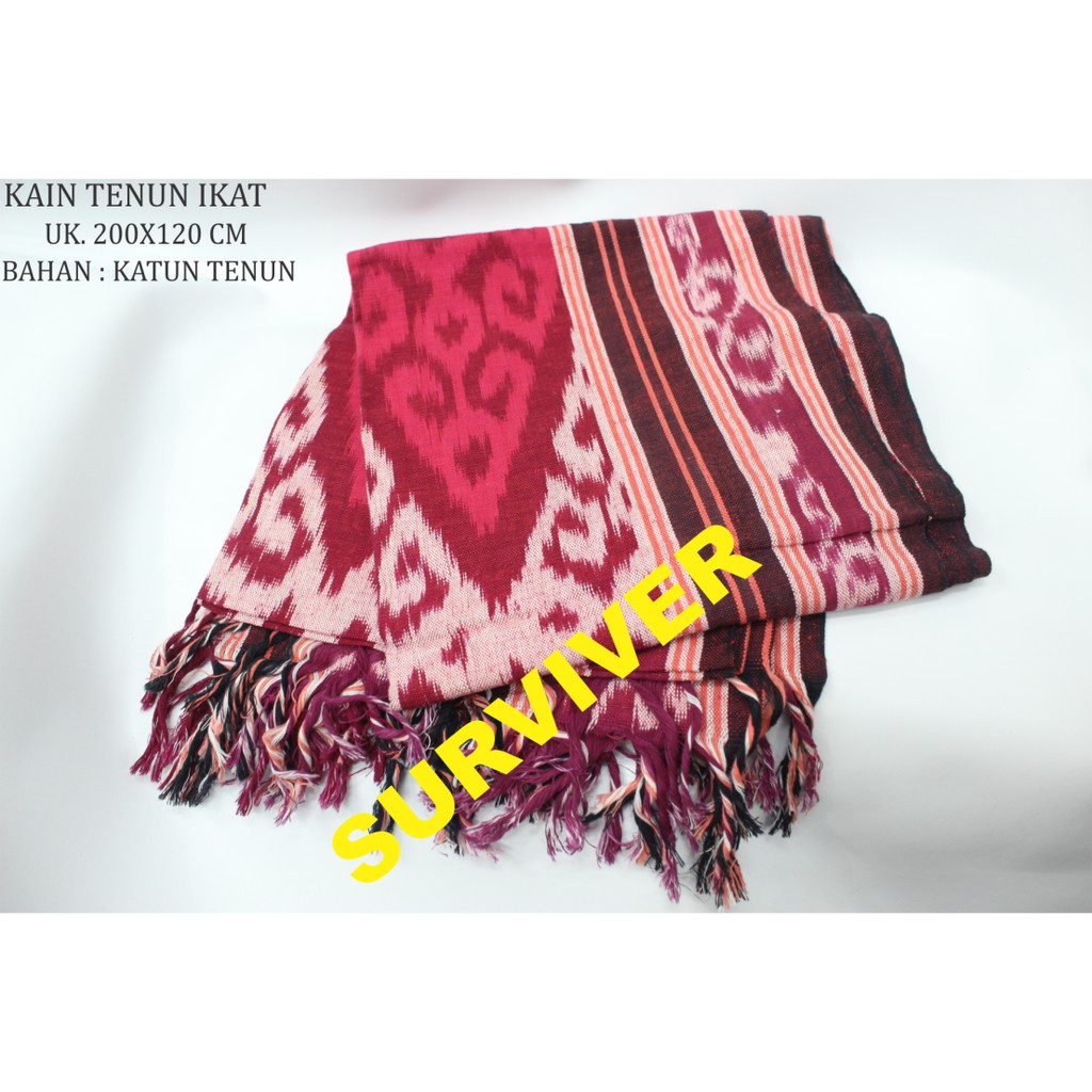 Kain Tenun Ikat Blanket Motif Lurik Bahan Kain Tenun Etnik Tenun Indonesia - 12