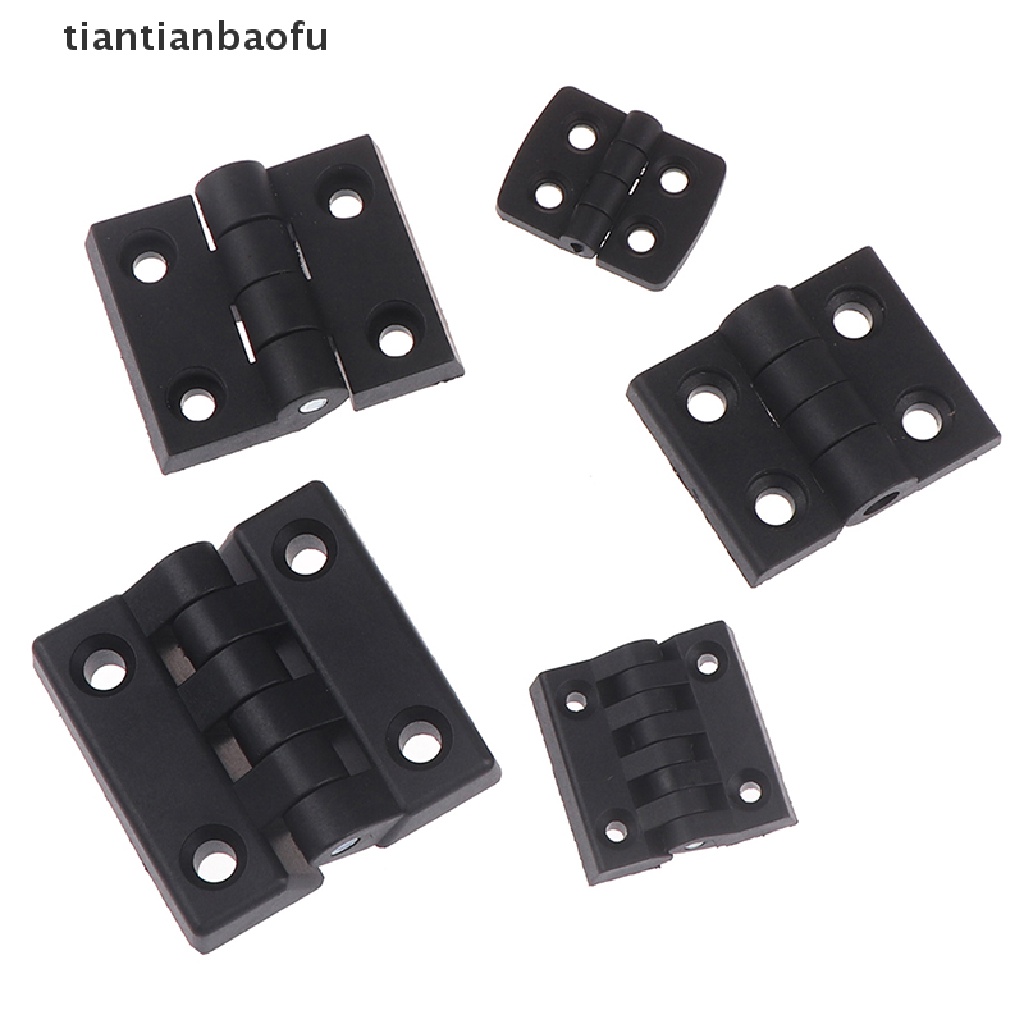 1 Pc Engsel Pintu Lemari Bahan Plastik ABS Warna Hitam