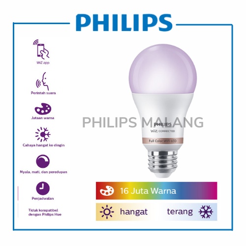 Philips Smart Wifi LED 13W Tunable White+Color - lampu murah