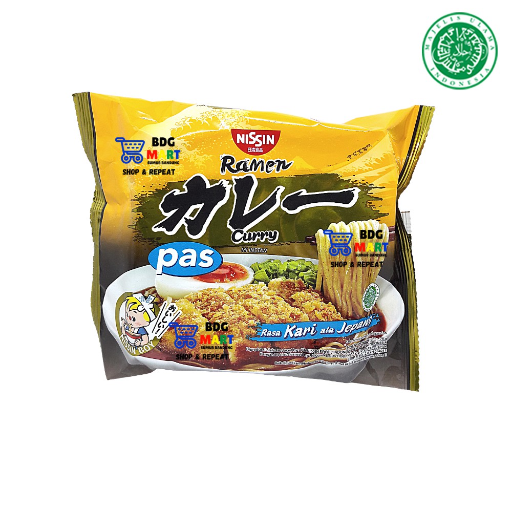 

Nissin Mikuya Pas Curry Mie Ramen Jepang Rasa Kari Halal MUI - 76gr