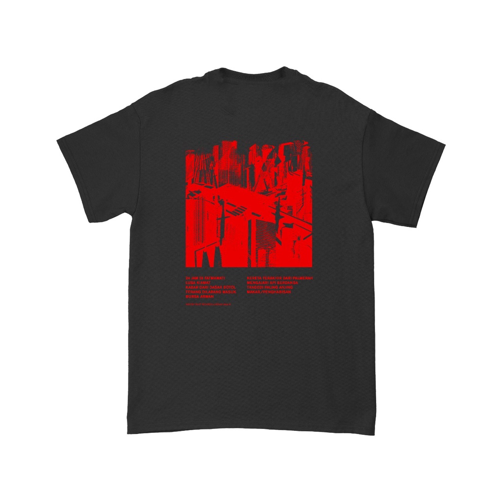 [COD] Rekah 'Kiamat' Black T-Shirt Kaos Pria Original