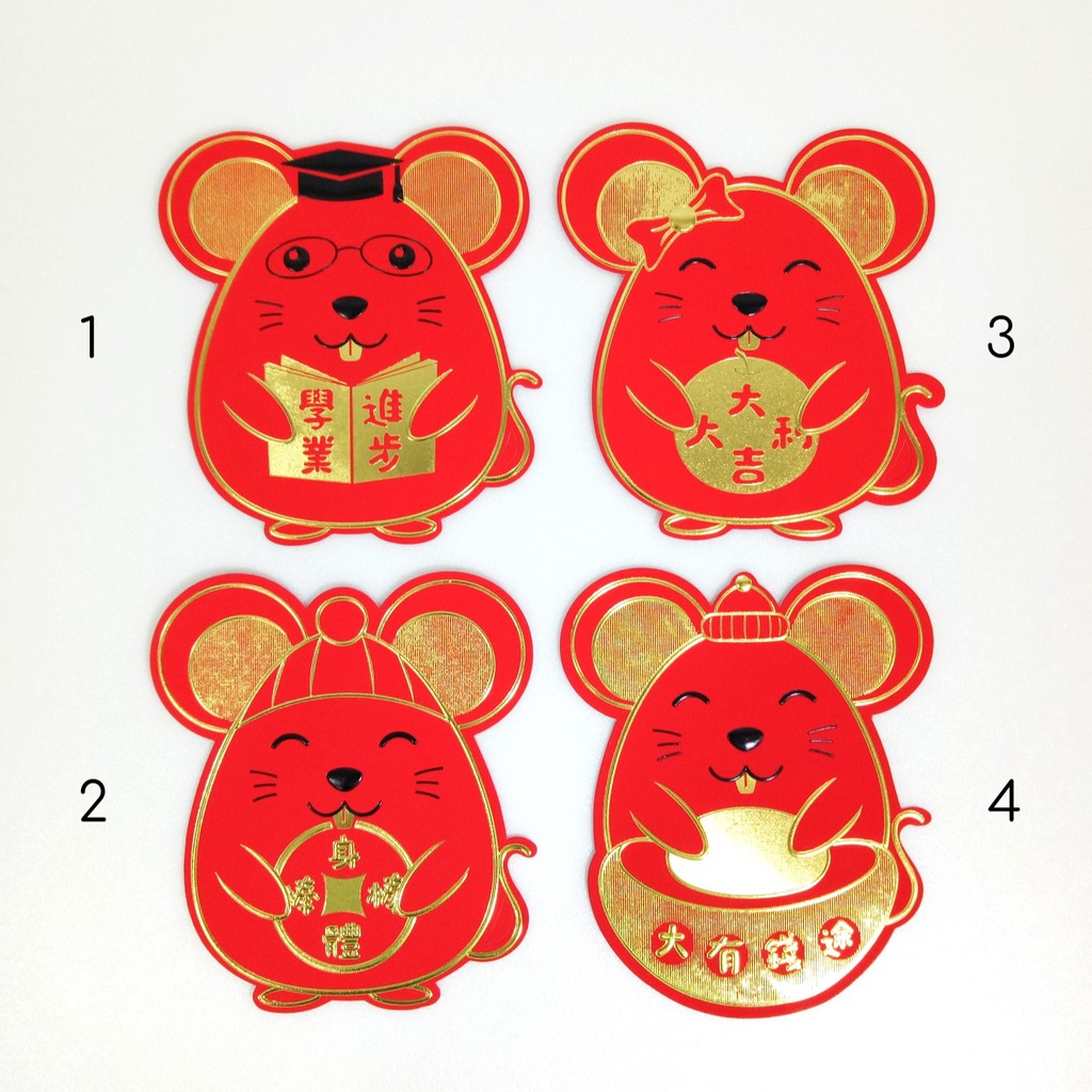 

PROMO Angpao Imlek Murah Bentuk Shio Tikus Red Pocket 2020 A-416a