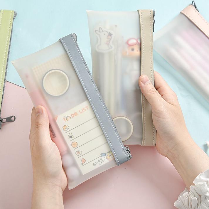 

TERBARU Kotak Pensil Edge Color Transparan SK0050 murah