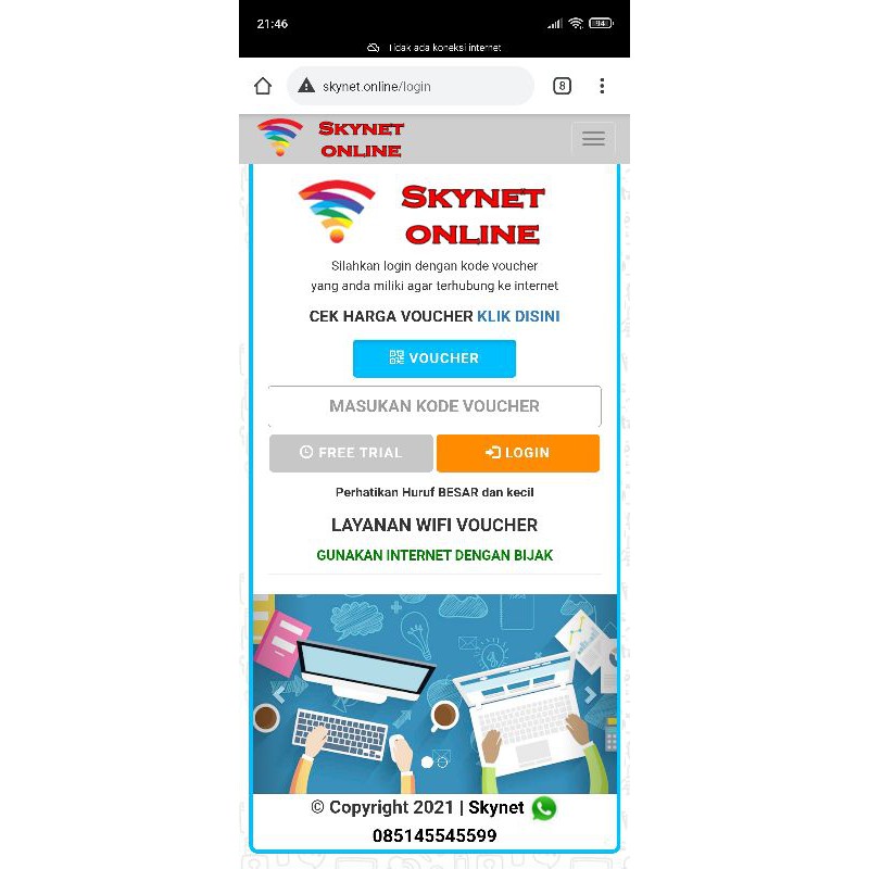 Paket Usaha Wifi Rb951ui-2Hnd Full setting Voucheran