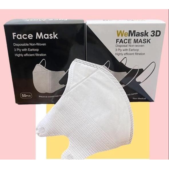 Masker Duckbill Face Mask 1 Box Isi 50pcs Duck Bill Grosir WEMASK