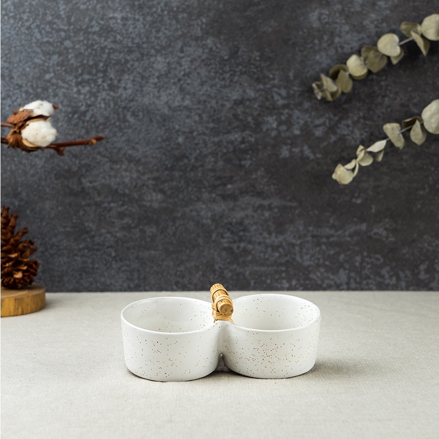 Lumosh - Ceramic Duo Sauce Dish