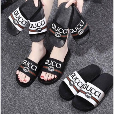 Sandal wanita karet / sandal slop wanita Karakter Timbul GUCI