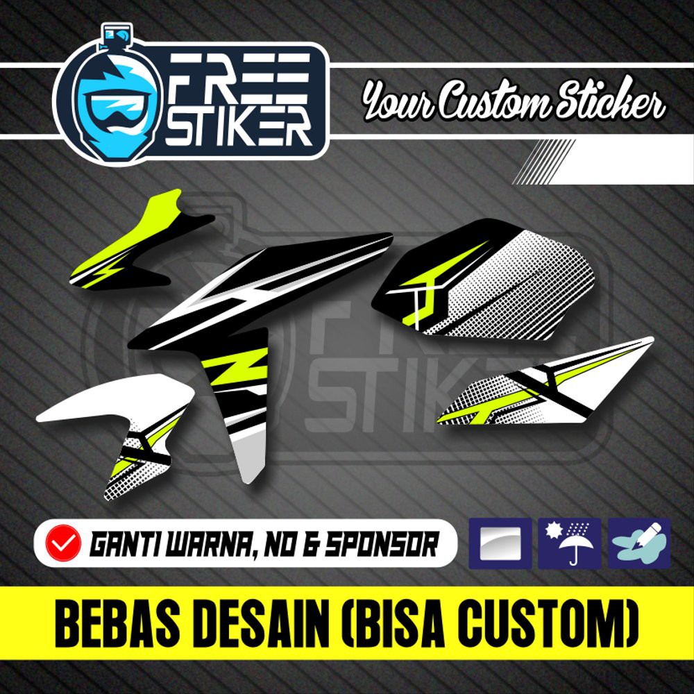 STIKER STRIPING VIXION NVA PUTIH STABILO